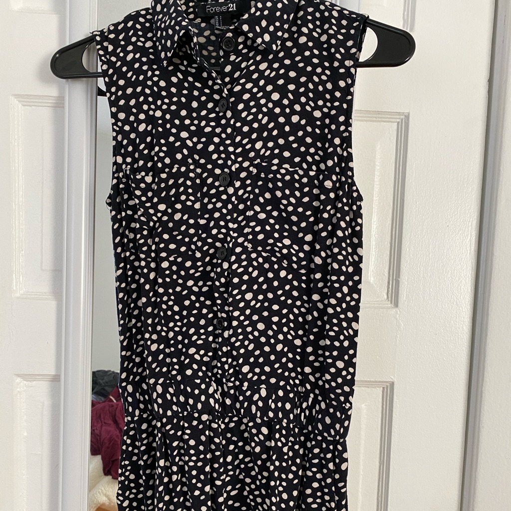 Patterned, Open Back Romper